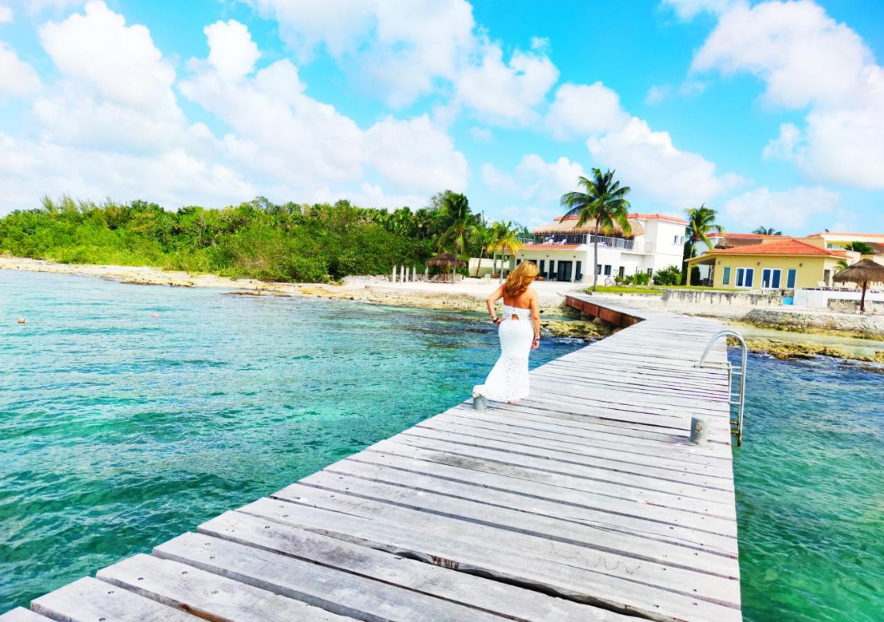 The Queen Of Cozumel Beach House -Luxury Beachfront Villa- Million Dollars View エクステリア 写真